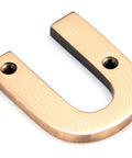 From The Anvil's Polished Bronze Polished Bronze Letter
