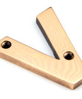 From The Anvil's Polished Bronze Polished Bronze Letter