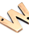 From The Anvil's Polished Bronze Polished Bronze Letter