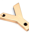 From The Anvil's Polished Bronze Polished Bronze Letter