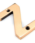 From The Anvil's Polished Bronze Polished Bronze Letter