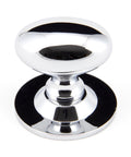 From The Anvil's Polished Chrome Oval Cabinet Knob