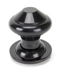 From The Anvil's Black Regency Centre Door Knob