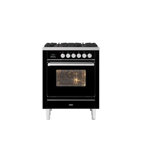 Ilve 70cm Roma Single Oven Gas 4 Burner Range Cooker
