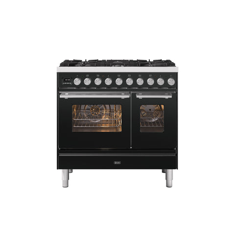 Ilve 90cm Roma 6 Burner Double Oven Gas Range Cooker