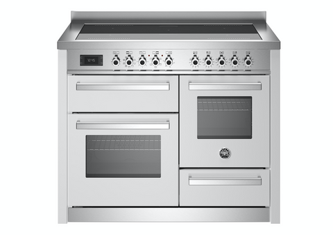 Bertazzoni Professional 110 cm induction top electric triple oven