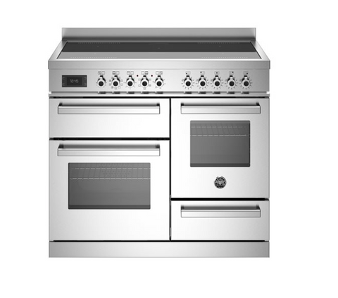 Bertazzoni Professional 100 cm induction top electric triple oven