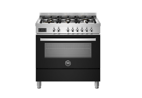 Bertazzoni Professional 90 cm 6-Burner single electric oven