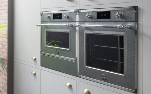 Bertazzoni Heritage Series 60cm Electric Pyro Built-in Oven, TFT display, total steam
