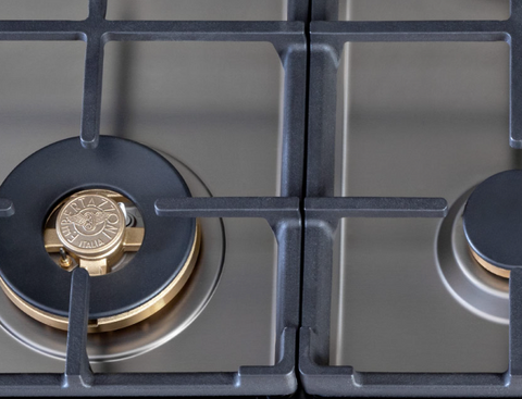 NEW Bertazzoni Professional Series 90 cm gas rangetop 6 brass burners