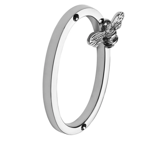 Brass Bee Premium House Numbers with Bee in Nickel Finish 0-9 - 20% OFF BLACK FRIDAY SALE