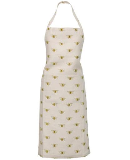 Sophie Allport Bees Linen Adult Apron
