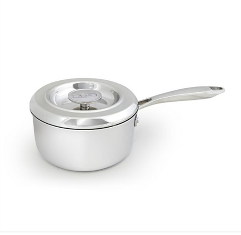 AGA Non-Stick Stainless 20cm Saucepan and Lid
