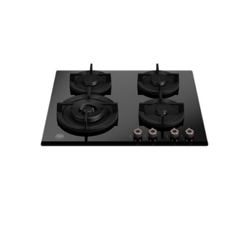 Bertazzoni Professional Series 60cm gas on glass hob with lateral wok