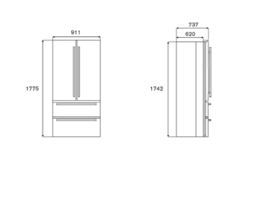 Bertazzoni Master Series 90 cm Freestanding French Door