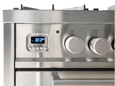 Ilve 90cm Roma 6 Burner Double Oven Gas Range Cooker