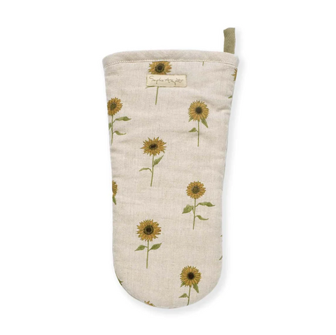 Sophie Allport Sunflower Linen Oven Mitt