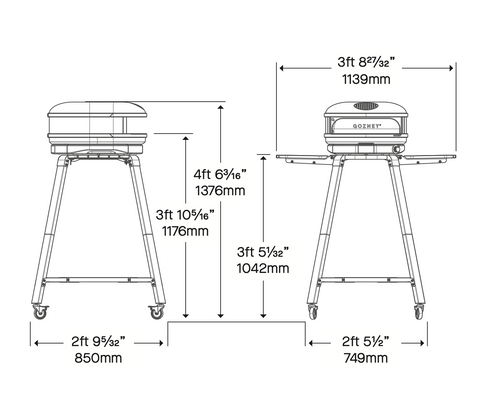 Gozney Arc + Arc XL Stand