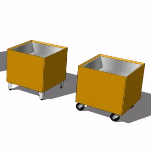 Vlaze Adapt Module Planter with Enamel Finish