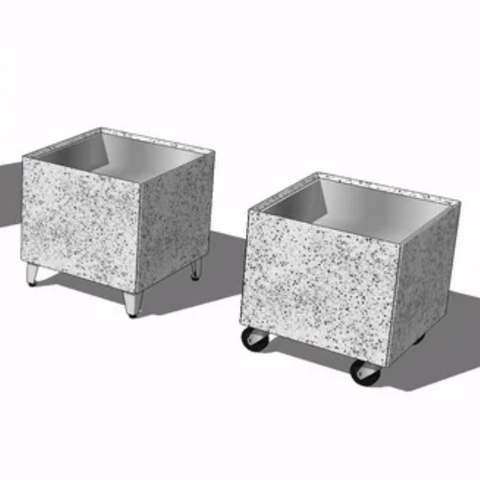 Vlaze Adapt Module Planter with Enamel Finish