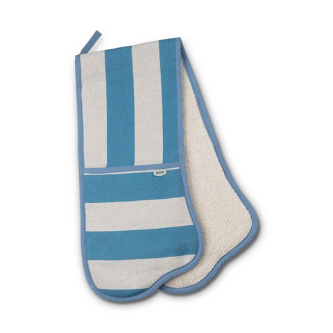 AGA Bistro Marina Blue Double Oven Glove