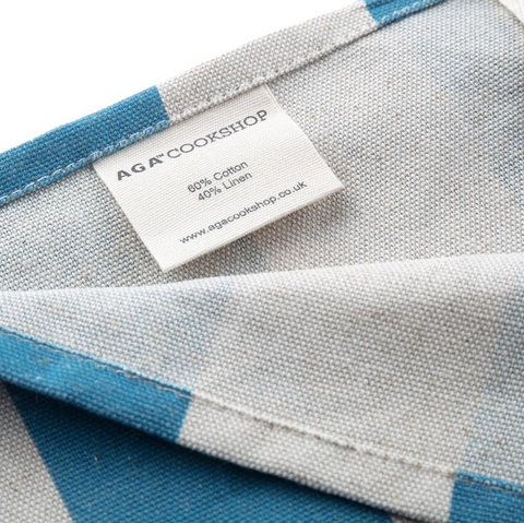 AGA Bistro Marina Blue Tea Towel