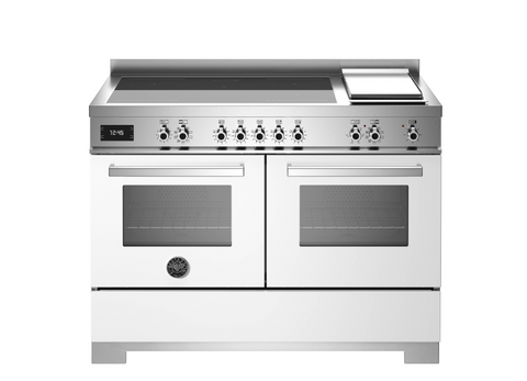 NEW Bertazzoni Professional 120cm Induction Top + Griddle, Electric Double Oven