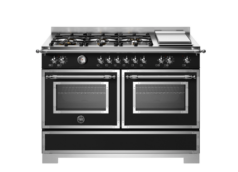 NEW Bertazzoni Heritage 120cm Dual Fuel Twin Oven with Griddle