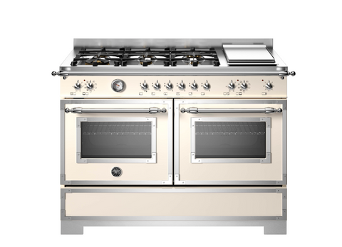 NEW Bertazzoni Heritage 120cm Dual Fuel Twin Oven with Griddle
