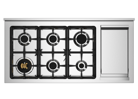 NEW Bertazzoni Heritage 120cm Dual Fuel Twin Oven with Griddle