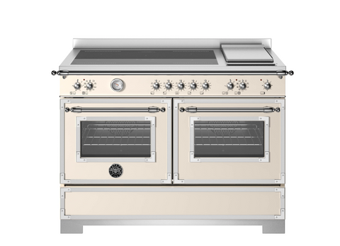 NEW Bertazzoni Heritage 120 cm Induction Top + Griddle, Electric Double Oven