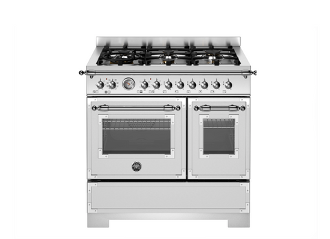 NEW Bertazzoni Heritage 90 cm 6-burner, Electric Double Oven
