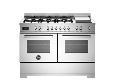 NEW Bertazzoni Professional 120 cm 6-Burner + Griddle, Electric Double Oven