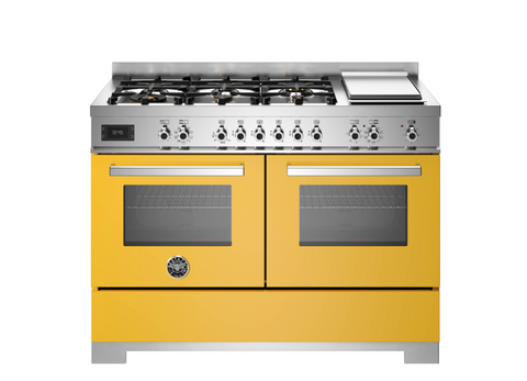 NEW Bertazzoni Professional 120 cm 6-Burner + Griddle, Electric Double Oven