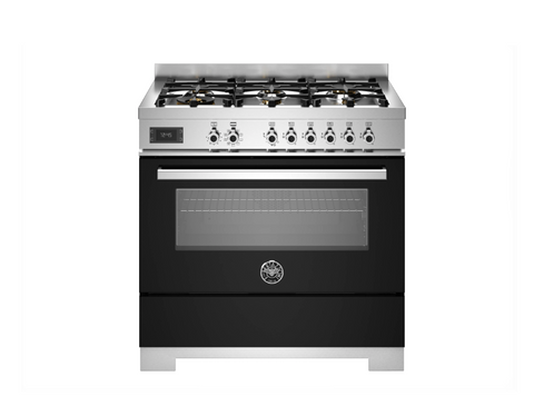 NEW Bertazzoni Professional 90 cm 6-Burner Single Electric Oven