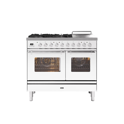 Ilve 100cm Roma Coup De Feu Dual Fuel Range Cooker