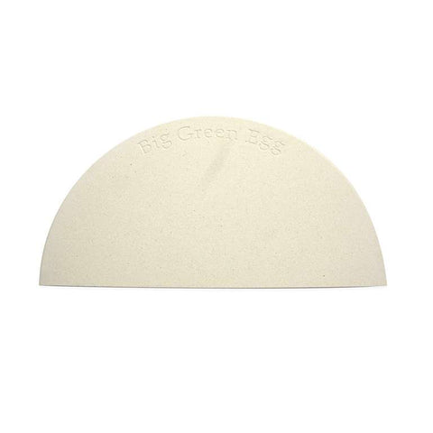 Half Moon Ceramic Baking Stone for Large EGGspander System