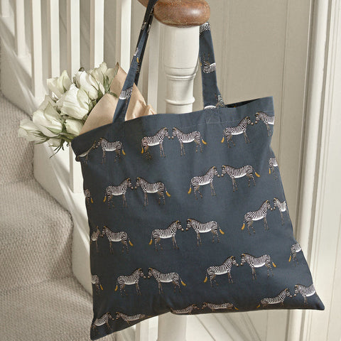 Sophie Allport Folding Shopping Bags - ZSL - Zebra