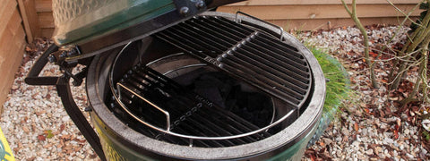 Cast Iron Half Moon Searing Grid for Large EGGspander System