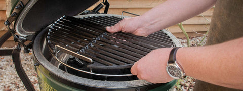Cast Iron Half Moon Searing Grid for Large EGGspander System