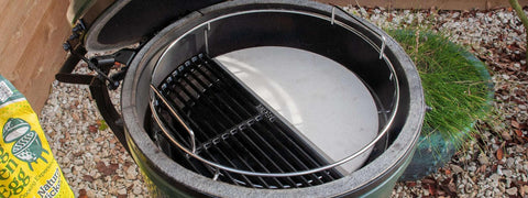 Cast Iron Half Moon Searing Grid for Large EGGspander System