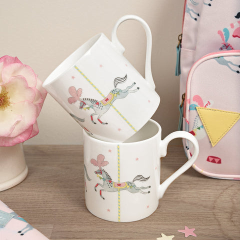 Sophie Allport Standard Mug - Fairground Ponies