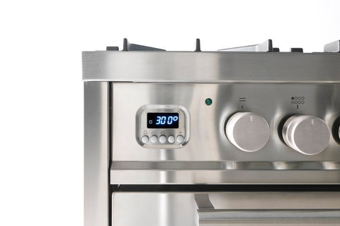 Ilve 100cm Roma 6 Burners Double Gas Fuel Range Cooker