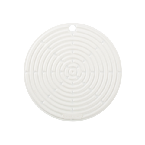 Le Creuset Round Silicone Cool Tool in White