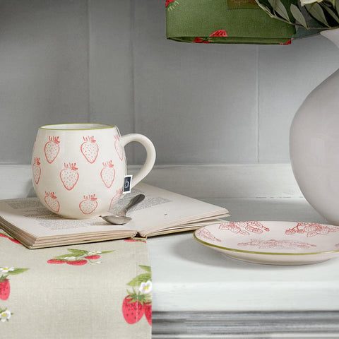 Sophie Allport Stoneware Side Plate - Strawberries