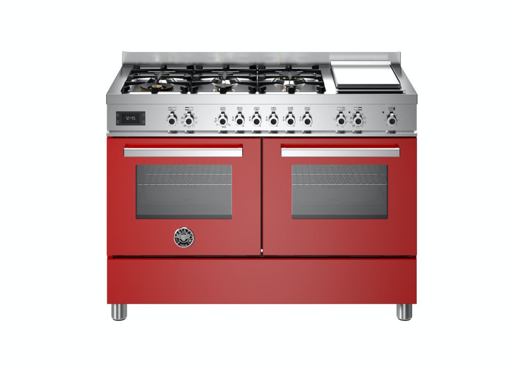 Bertazzoni Professional 120 cm 6-burner + griddle, Electric Double Oven ...